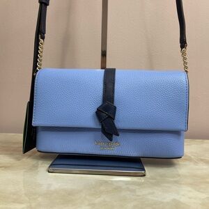 Kate Spade Light Blue and Black Crossbody Bag